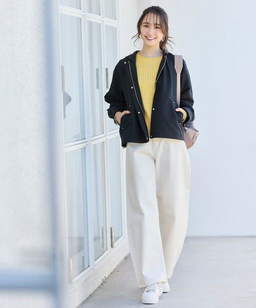 L size ONWARD(大きいサイズ) / エルサイズオンワード ニット・セーター | 【貴島明日香さんコラボ】ケーブル ニャット | 詳細1