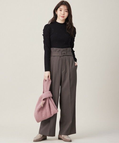 L size ONWARD(大きいサイズ) / エルサイズオンワード ニット・セーター | 【洗える】ビジュー プルオーバー | 詳細6