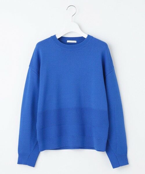 L size ONWARD(大きいサイズ) / エルサイズオンワード ニット・セーター | 【洗える】コットンポリミドルゲージ ニット | 詳細10