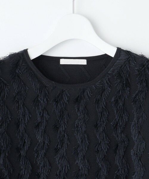 L size ONWARD(大きいサイズ) / エルサイズオンワード ニット・セーター | 【洗える】カットジャガード ニット | 詳細1