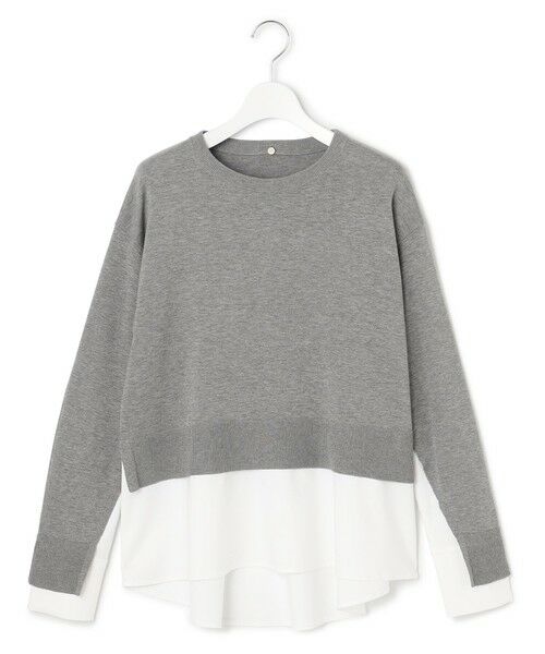 L size ONWARD(大きいサイズ) / エルサイズオンワード ニット・セーター | 【洗える】シャツ コンビネーション ニット | 詳細5