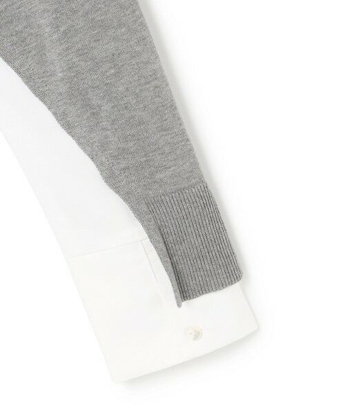 L size ONWARD(大きいサイズ) / エルサイズオンワード ニット・セーター | 【洗える】シャツ コンビネーション ニット | 詳細8