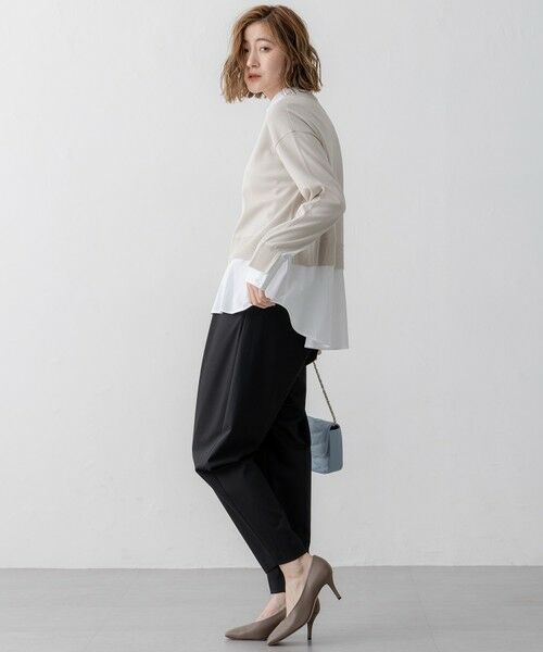 L size ONWARD(大きいサイズ) / エルサイズオンワード ニット・セーター | 【洗える】シャツ コンビネーション ニット | 詳細16