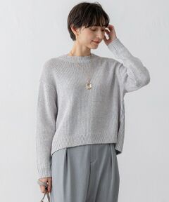 L size ONWARD(大きいサイズ) / エルサイズオンワード ニット・セーター | 【洗える】コットンルレックスリリー カラーニット