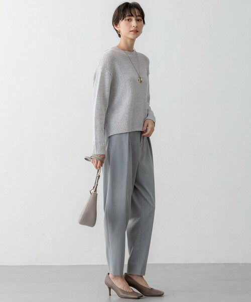 L size ONWARD(大きいサイズ) / エルサイズオンワード ニット・セーター | 【洗える】コットンルレックスリリー カラーニット | 詳細16