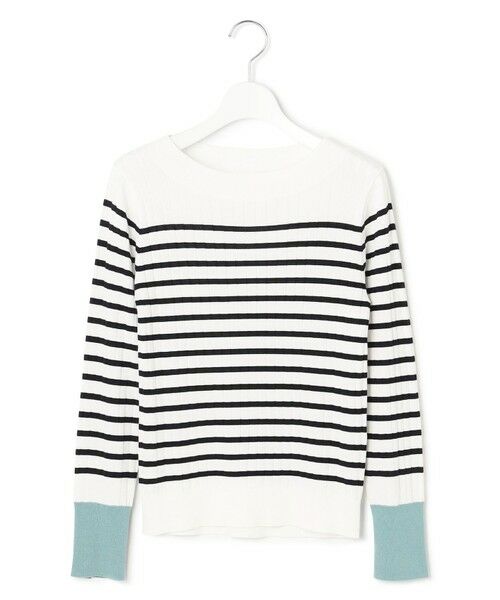 L size ONWARD(大きいサイズ) / エルサイズオンワード ニット・セーター | 【洗える】シルキーレーヨンワイドリブ ニット | 詳細12