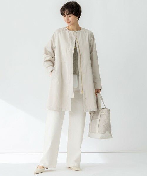 L size ONWARD(大きいサイズ) / エルサイズオンワード ニット・セーター | 【洗える】ブライトリリーヤーン クルーネック ニット | 詳細7