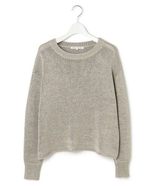 L size ONWARD(大きいサイズ) / エルサイズオンワード ニット・セーター | 【洗える】ブライトリリーヤーン クルーネック ニット | 詳細8