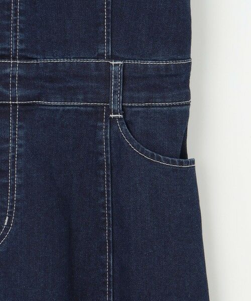 L size ONWARD(大きいサイズ) / エルサイズオンワード ロング・マキシ丈ワンピース | 【洗える】ストレッチライトデニム ワンピース | 詳細7