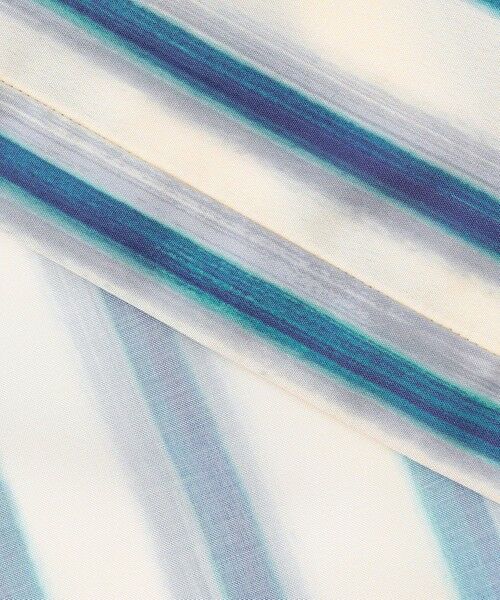 L size ONWARD(大きいサイズ) / エルサイズオンワード ミニ丈・ひざ丈ワンピース | 【カタログ掲載・洗える】ストライププリント ワンピース | 詳細13