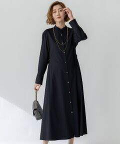 L size ONWARD(大きいサイズ) / エルサイズオンワード ミニ丈・ひざ丈ワンピース | 【洗える】ライトクロス ワンピース