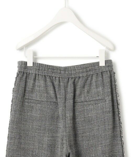 L size ONWARD(大きいサイズ) / エルサイズオンワード その他パンツ | 【洗える】 ライトスラブツイード ワイドパンツ | 詳細14