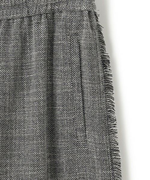 L size ONWARD(大きいサイズ) / エルサイズオンワード その他パンツ | 【洗える】 ライトスラブツイード ワイドパンツ | 詳細15