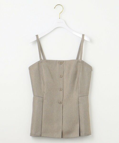 L size ONWARD(大きいサイズ) / エルサイズオンワード セットアップ | 【洗える】ビスチェ & ワイドパンツ セット | 詳細25