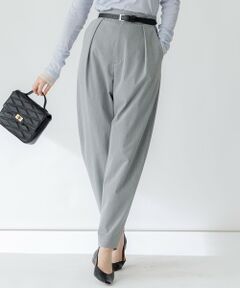 L size ONWARD(大きいサイズ) / エルサイズオンワード その他パンツ | 【セットアップ対応/洗える】ライトクロス コクーン パンツ