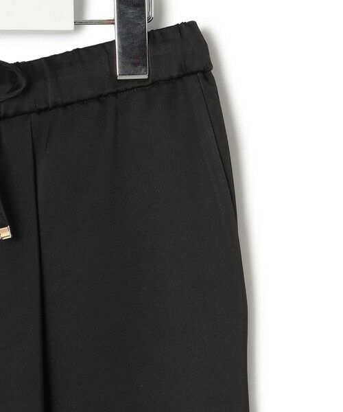 L size ONWARD(大きいサイズ) / エルサイズオンワード その他パンツ | 【洗える】ドレープサテン 2WAY ドロスト パンツ | 詳細8
