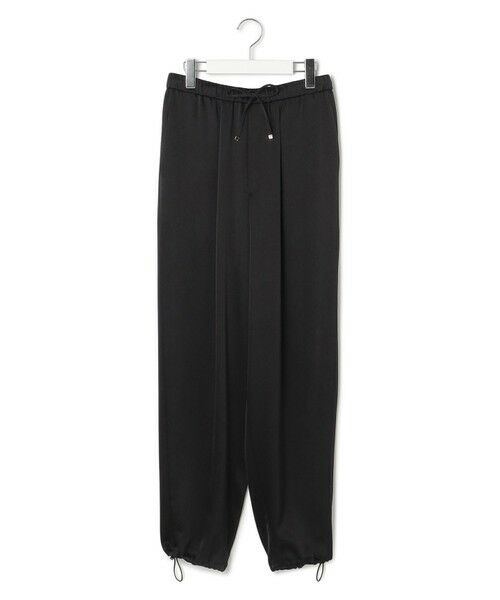 L size ONWARD(大きいサイズ) / エルサイズオンワード その他パンツ | 【洗える】ドレープサテン 2WAY ドロスト パンツ | 詳細11