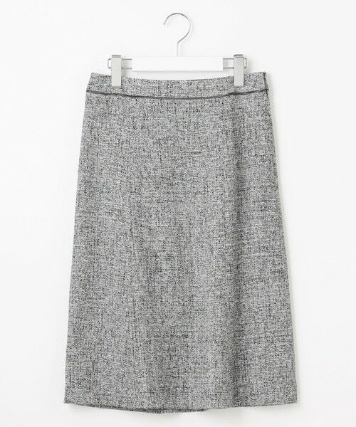 L size ONWARD(大きいサイズ) / エルサイズオンワード ミニ・ひざ丈スカート | 【セットアップ対応】Light Tweed スカート | 詳細7