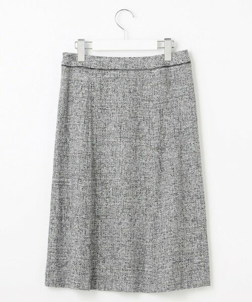 L size ONWARD(大きいサイズ) / エルサイズオンワード ミニ・ひざ丈スカート | 【セットアップ対応】Light Tweed スカート | 詳細8