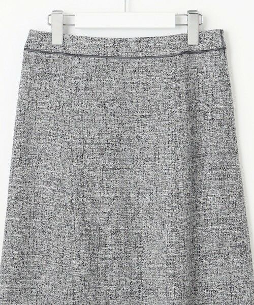 L size ONWARD(大きいサイズ) / エルサイズオンワード ミニ・ひざ丈スカート | 【セットアップ対応】Light Tweed スカート | 詳細9