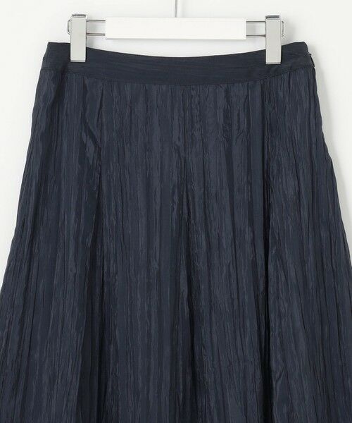 L size ONWARD(大きいサイズ) / エルサイズオンワード ミニ・ひざ丈スカート | 【洗える】リンクルリッド フレアー スカート | 詳細23