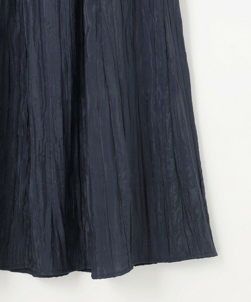 L size ONWARD(大きいサイズ) / エルサイズオンワード ミニ・ひざ丈スカート | 【洗える】リンクルリッド フレアー スカート | 詳細24