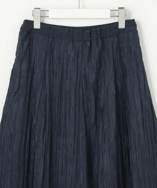 L size ONWARD(大きいサイズ) / エルサイズオンワード ミニ・ひざ丈スカート | 【洗える】リンクルリッド フレアー スカート | 詳細26