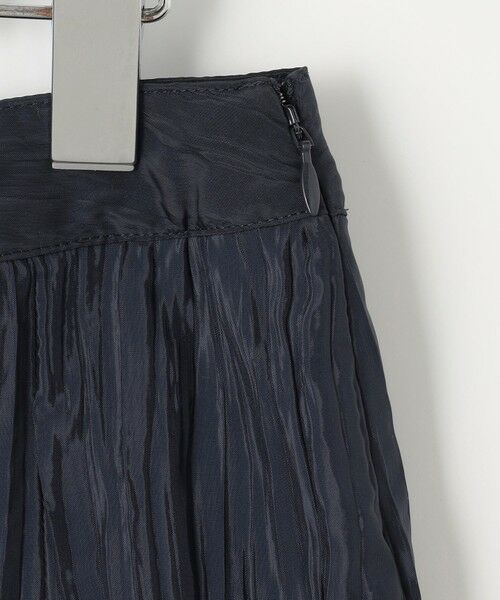 L size ONWARD(大きいサイズ) / エルサイズオンワード ミニ・ひざ丈スカート | 【洗える】リンクルリッド フレアー スカート | 詳細27