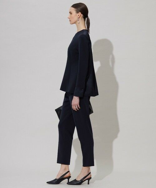 L size ONWARD(大きいサイズ) / エルサイズオンワード シャツ・ブラウス | 【洗える】ミリオーネダンボールニット ペプラムブラウス | 詳細2