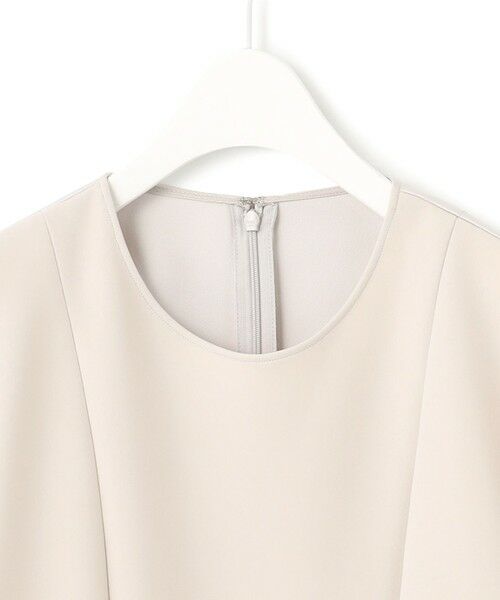 L size ONWARD(大きいサイズ) / エルサイズオンワード シャツ・ブラウス | 【洗える】ミリオーネダンボールニット ペプラムブラウス | 詳細11