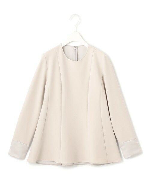 L size ONWARD(大きいサイズ) / エルサイズオンワード シャツ・ブラウス | 【洗える】ミリオーネダンボールニット ペプラムブラウス | 詳細9