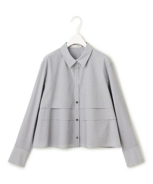 L size ONWARD(大きいサイズ) / エルサイズオンワード シャツ・ブラウス | 【洗える】 クリーンブロード クロップドブラウス | 詳細4