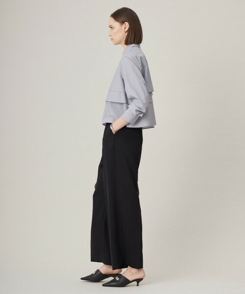 L size ONWARD(大きいサイズ) / エルサイズオンワード シャツ・ブラウス | 【洗える】 クリーンブロード クロップドブラウス | 詳細2