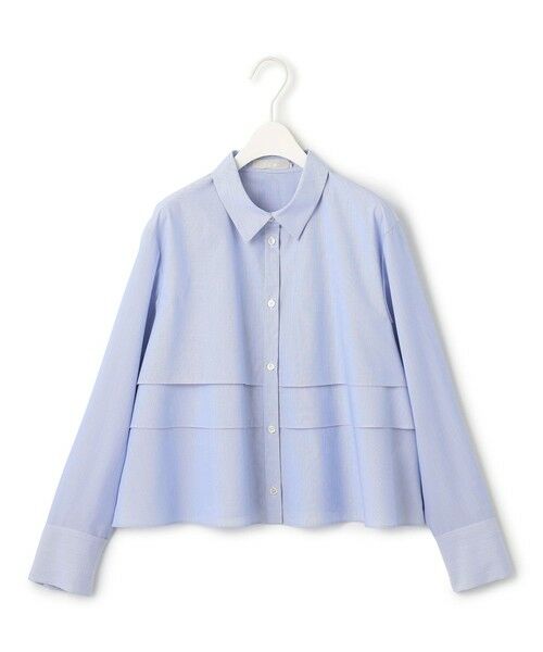 L size ONWARD(大きいサイズ) / エルサイズオンワード シャツ・ブラウス | 【洗える】 クリーンブロード クロップドブラウス | 詳細10