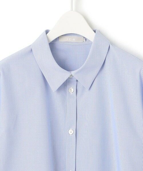 L size ONWARD(大きいサイズ) / エルサイズオンワード シャツ・ブラウス | 【洗える】 クリーンブロード クロップドブラウス | 詳細12