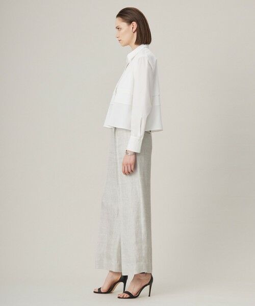 L size ONWARD(大きいサイズ) / エルサイズオンワード シャツ・ブラウス | 【洗える】 クリーンブロード クロップドブラウス | 詳細18