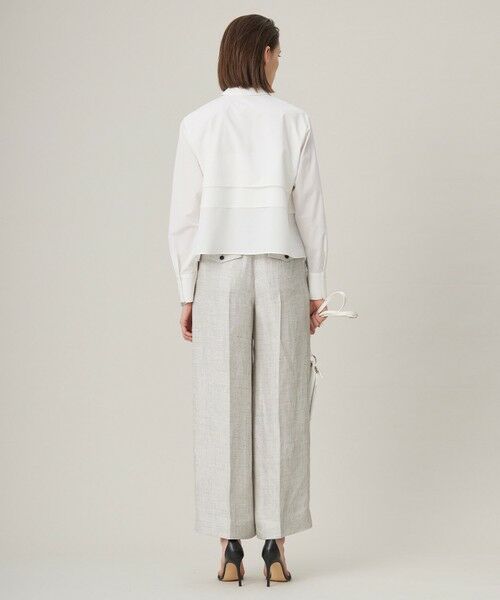 L size ONWARD(大きいサイズ) / エルサイズオンワード シャツ・ブラウス | 【洗える】 クリーンブロード クロップドブラウス | 詳細19