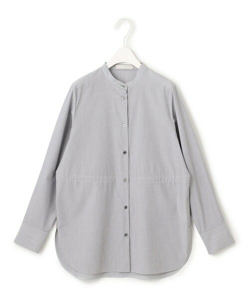 L size ONWARD(大きいサイズ) / エルサイズオンワード シャツ・ブラウス | 【洗える】 クリーンブロード バンドカラーシャツ | 詳細2