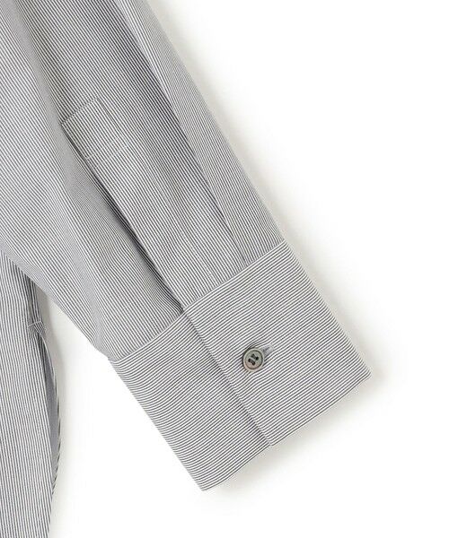 L size ONWARD(大きいサイズ) / エルサイズオンワード シャツ・ブラウス | 【洗える】 クリーンブロード バンドカラーシャツ | 詳細6