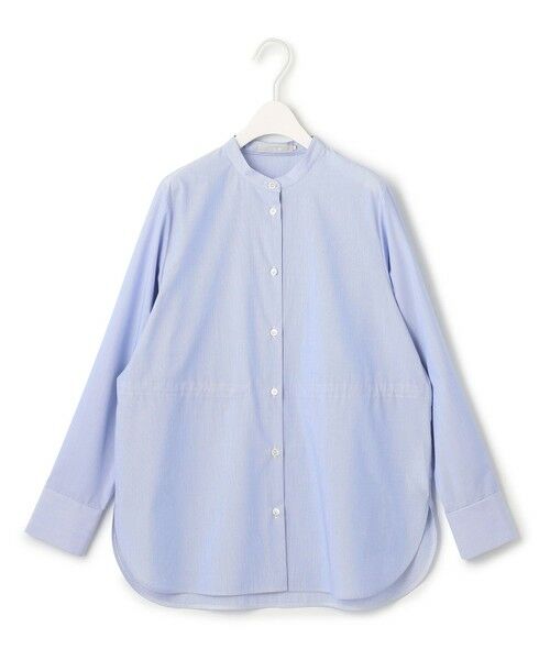 L size ONWARD(大きいサイズ) / エルサイズオンワード シャツ・ブラウス | 【洗える】 クリーンブロード バンドカラーシャツ | 詳細17