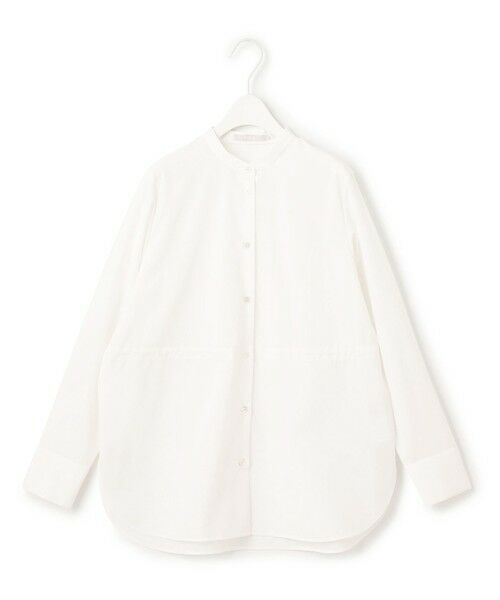 L size ONWARD(大きいサイズ) / エルサイズオンワード シャツ・ブラウス | 【洗える】 クリーンブロード バンドカラーシャツ | 詳細22