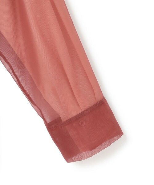 L size ONWARD(大きいサイズ) / エルサイズオンワード シャツ・ブラウス | 【洗える】オーガンコンビシャーティング シャツ | 詳細12