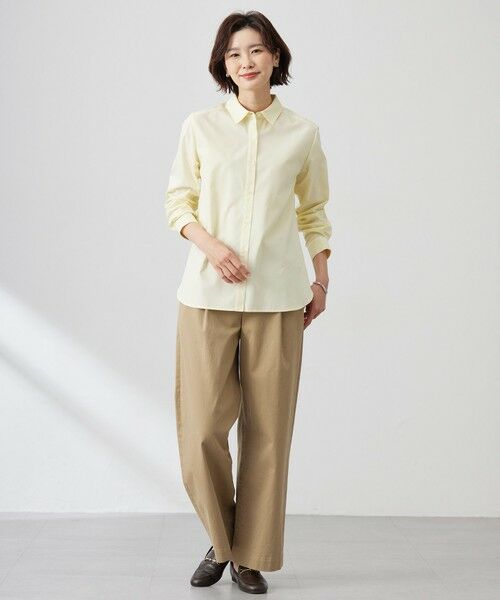 L size ONWARD(大きいサイズ) / エルサイズオンワード シャツ・ブラウス | 【WEB限定・洗える】クラシックピンオックス シャツ | 詳細9