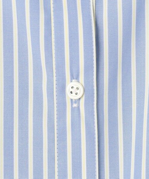 L size ONWARD(大きいサイズ) / エルサイズオンワード シャツ・ブラウス | 【洗える・接触冷感・UVケア】エステネージュストライプ シャーリング  ブラウス | 詳細13