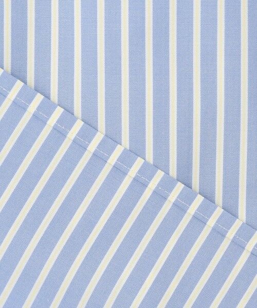 L size ONWARD(大きいサイズ) / エルサイズオンワード シャツ・ブラウス | 【洗える・接触冷感・UVケア】エステネージュストライプ シャーリング  ブラウス | 詳細14