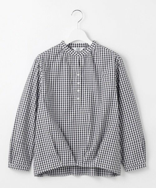 L size ONWARD(大きいサイズ) / エルサイズオンワード シャツ・ブラウス | 【洗える・接触冷感・UVケア】エステネージュストライプ コクーン ブラウス | 詳細28