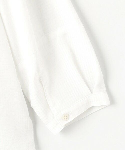 L size ONWARD(大きいサイズ) / エルサイズオンワード シャツ・ブラウス | 【洗える】アセVisシャドーギンガム タック ブラウス | 詳細10