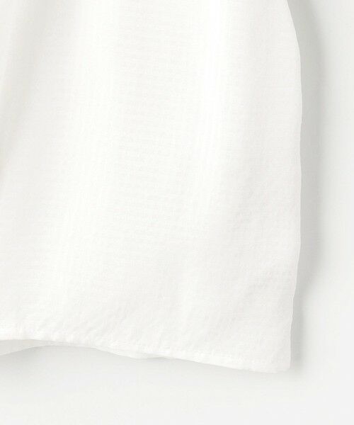 L size ONWARD(大きいサイズ) / エルサイズオンワード シャツ・ブラウス | 【洗える】アセVisシャドーギンガム タック ブラウス | 詳細11