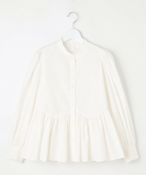 L size ONWARD(大きいサイズ) / エルサイズオンワード シャツ・ブラウス | 【SLOW/一部店舗限定】タンブラーコットンブロード ブラウス | 詳細2