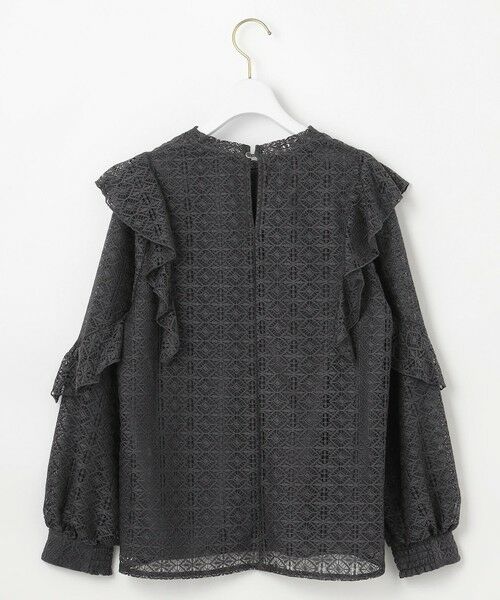 L size ONWARD(大きいサイズ) / エルサイズオンワード シャツ・ブラウス | 【洗える】ラッフルレース トップス | 詳細13